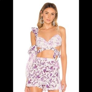 For love & lemons x revolve cut out crop top